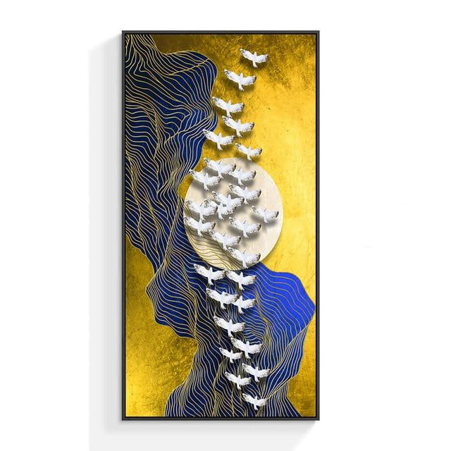 Birds on a Falling Moon