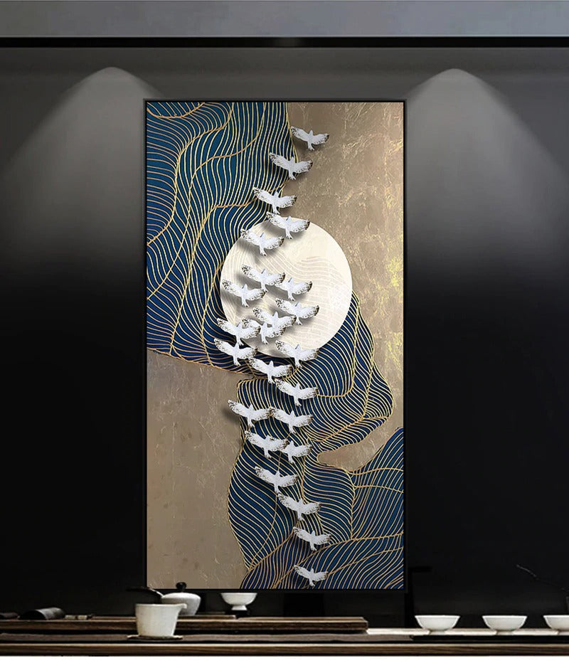 Birds on a Falling Moon