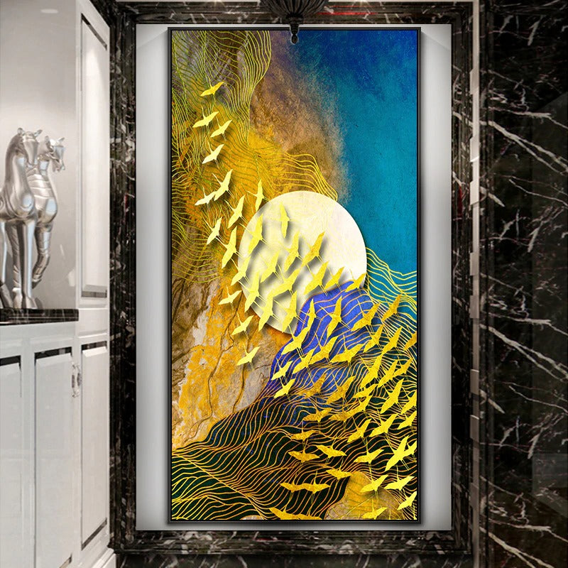 Birds on a Falling Moon