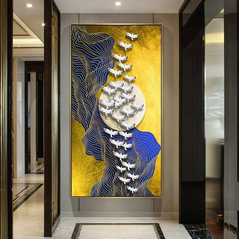 Birds on a Falling Moon