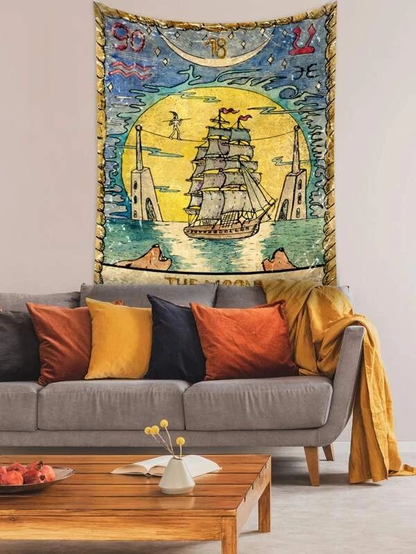 Ferry Pattern Tapestry