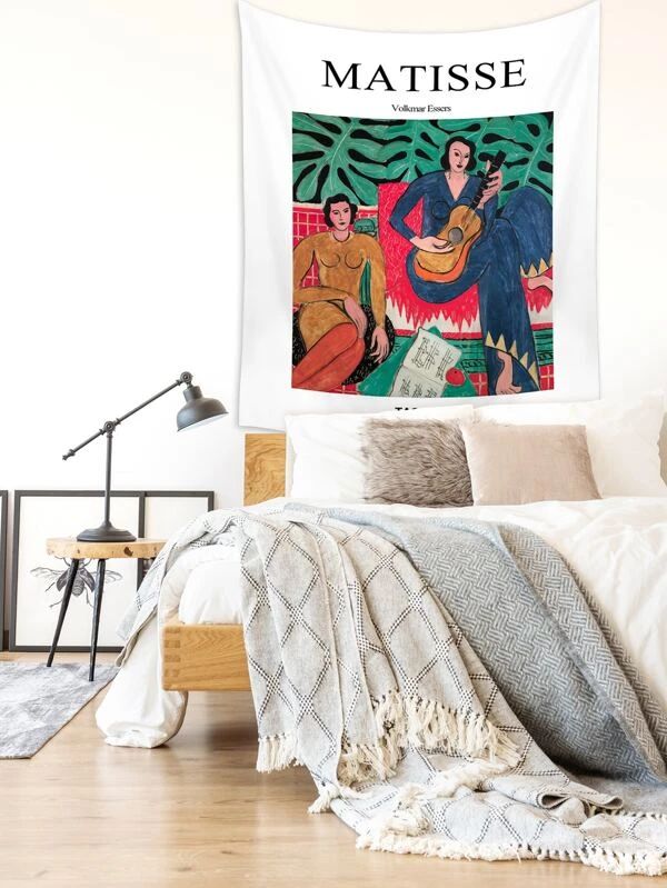 Figure Graphic Tapestry