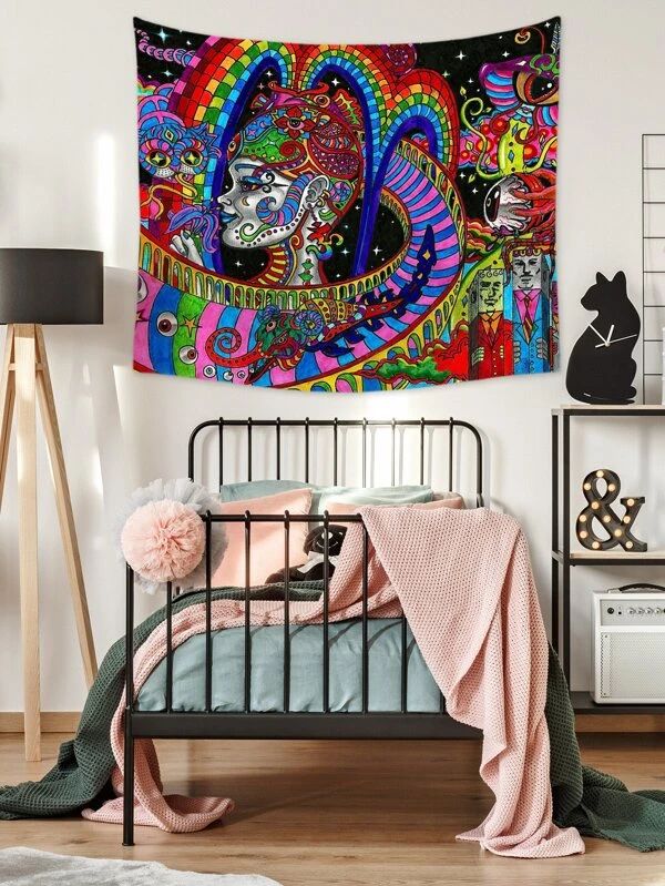 Figure Graphic Tapestry