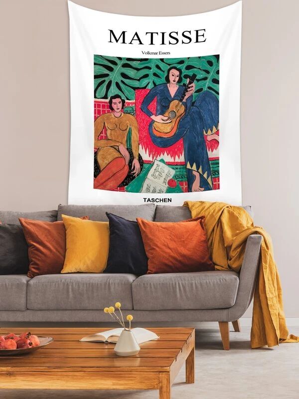 Figure Graphic Tapestry