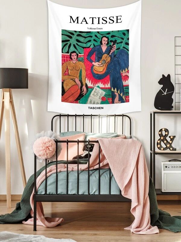 Figure Graphic Tapestry