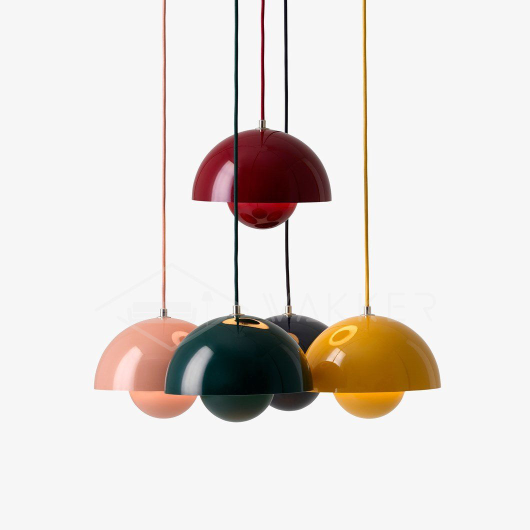 Colorful Half Circle Pendant Light