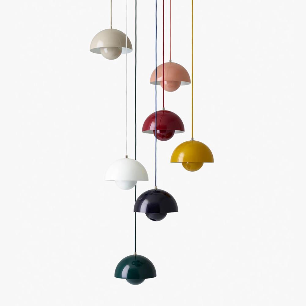 Colorful Half Circle Pendant Light