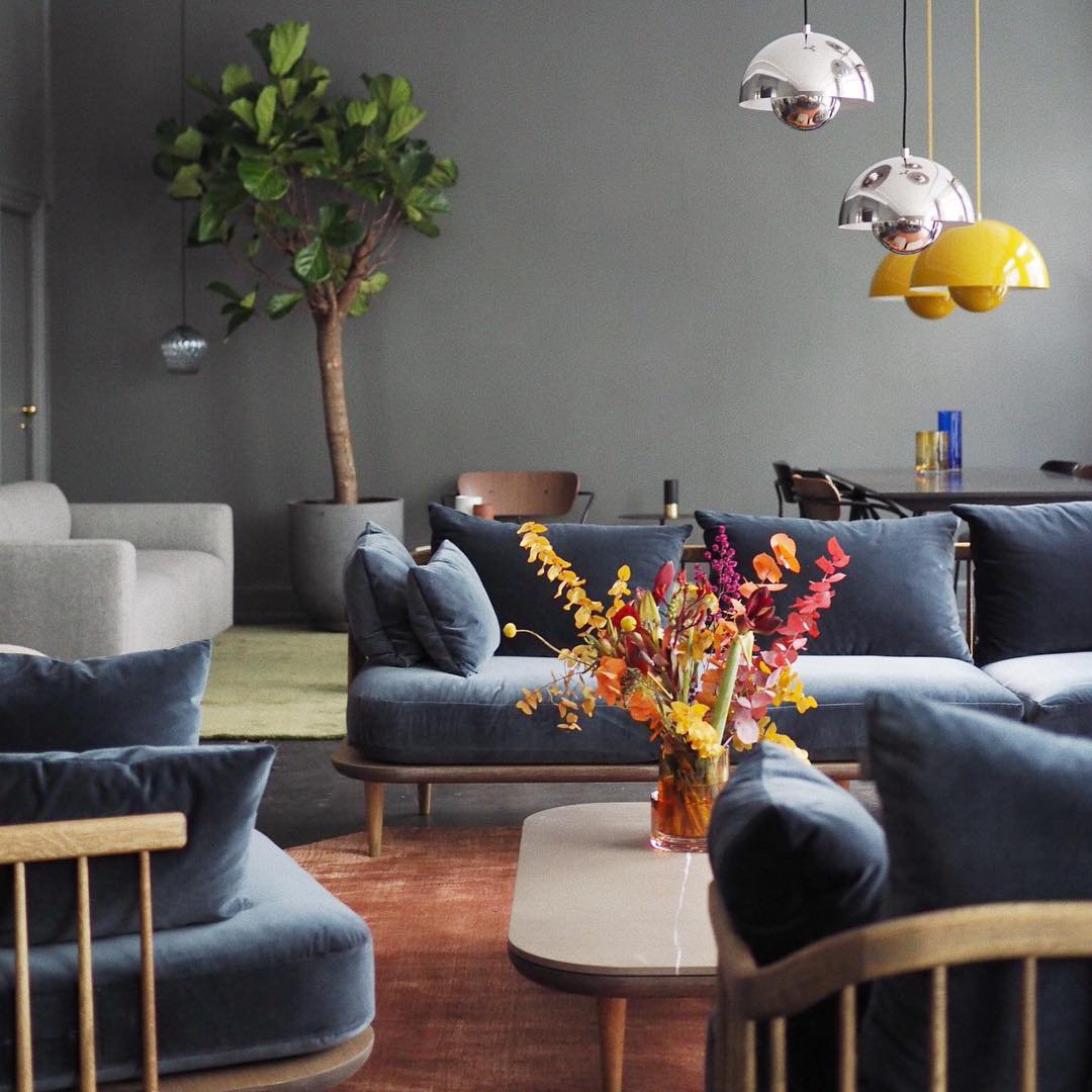 Colorful Half Circle Pendant Light