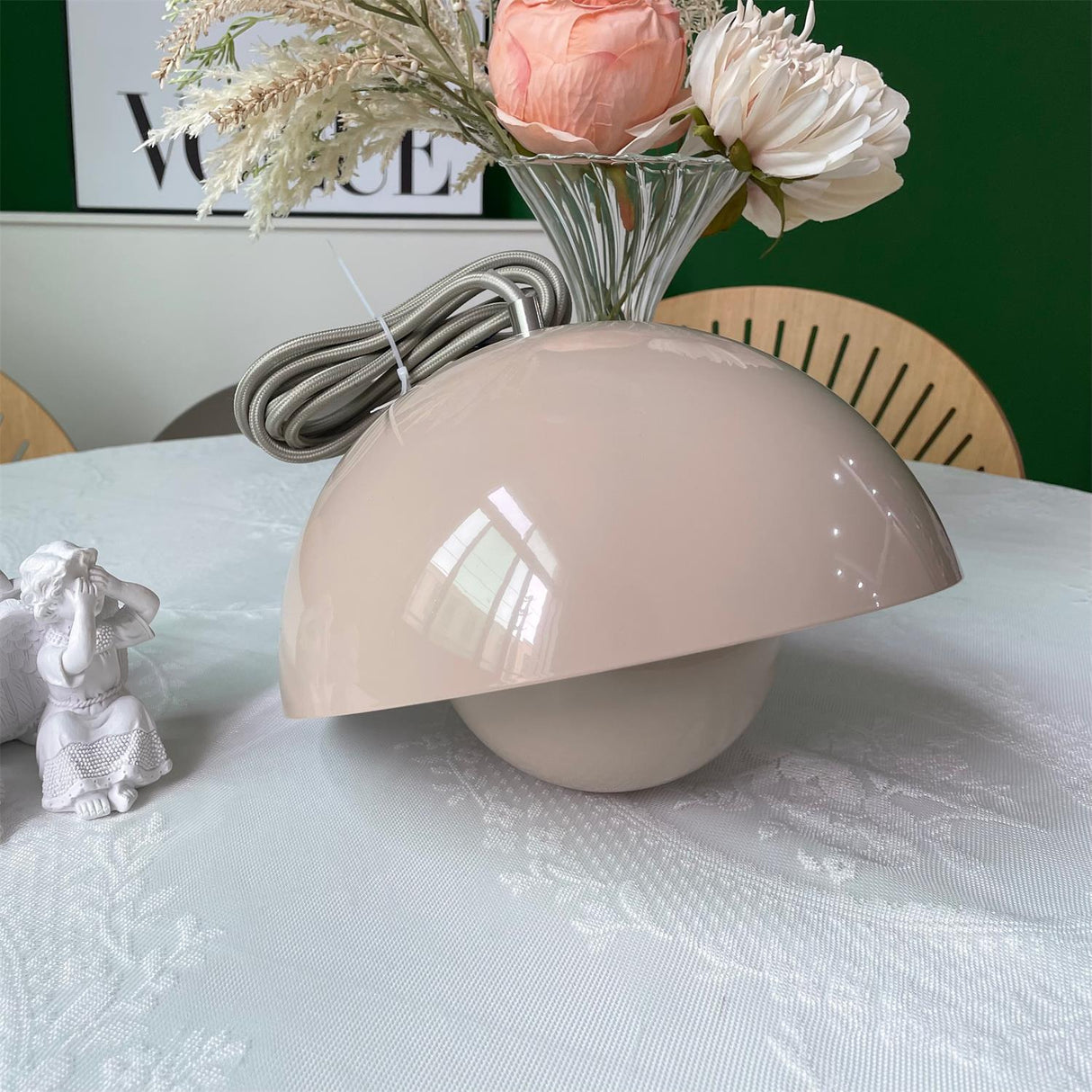 Colorful Half Circle Pendant Light