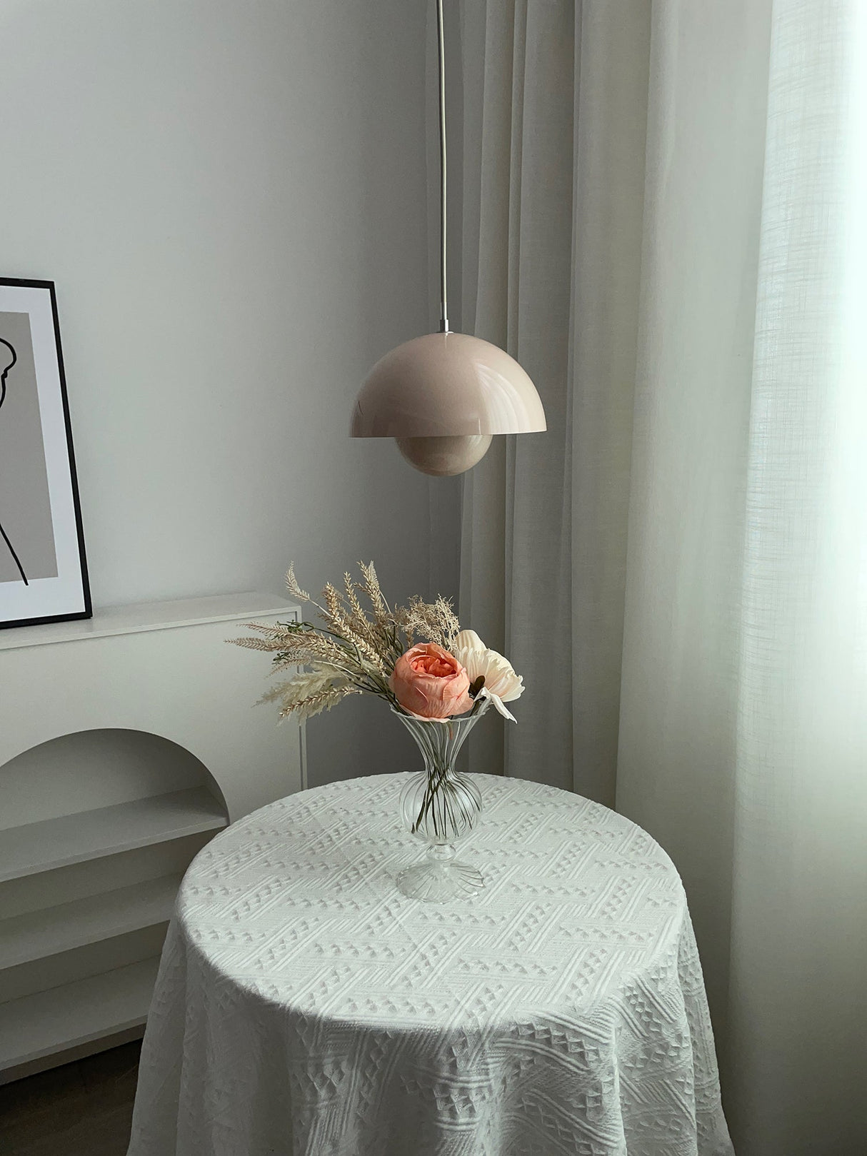 Colorful Half Circle Pendant Light