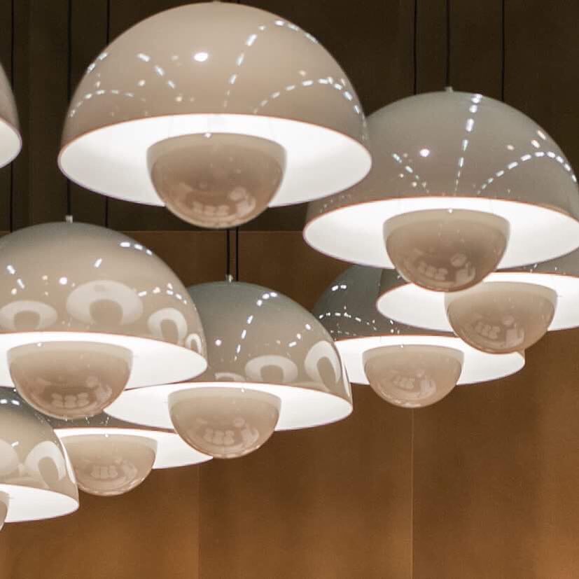 Colorful Half Circle Pendant Light