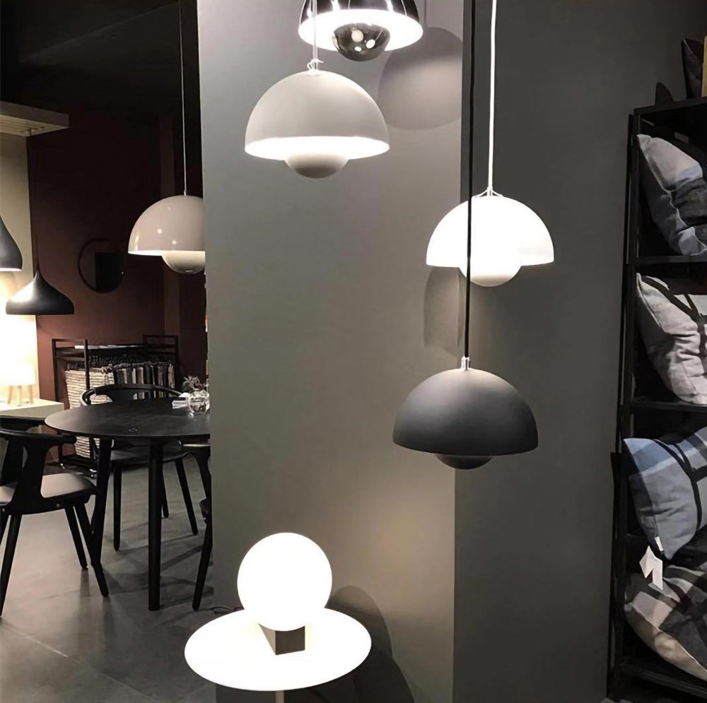 Colorful Half Circle Pendant Light