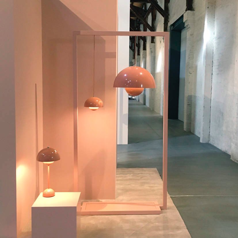 Colorful Half Circle Pendant Light