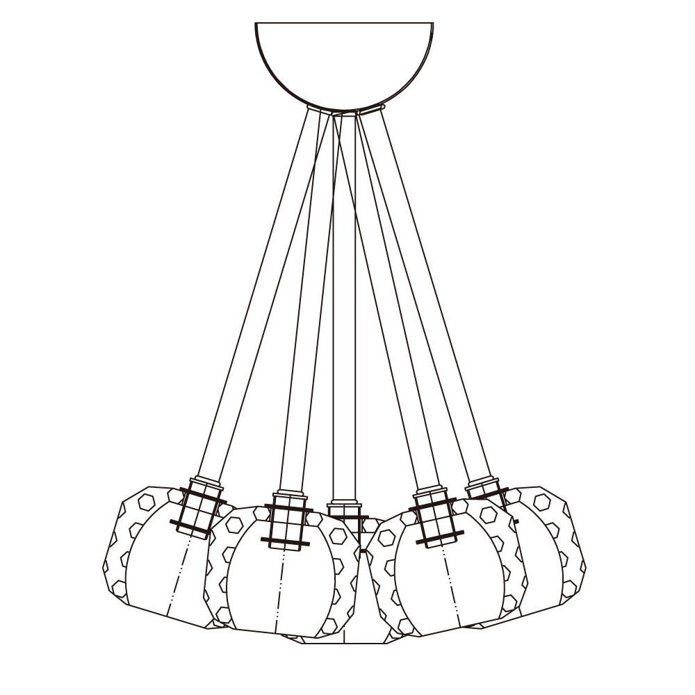 Flushmount Crystal Ball
