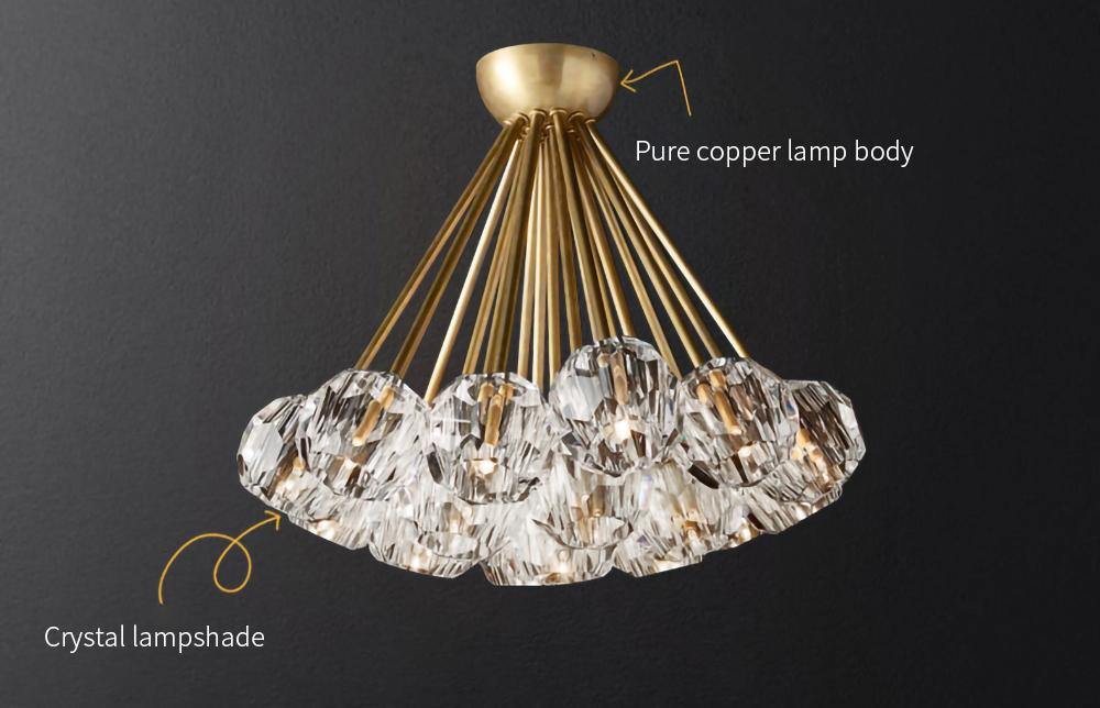 Flushmount Crystal Ball