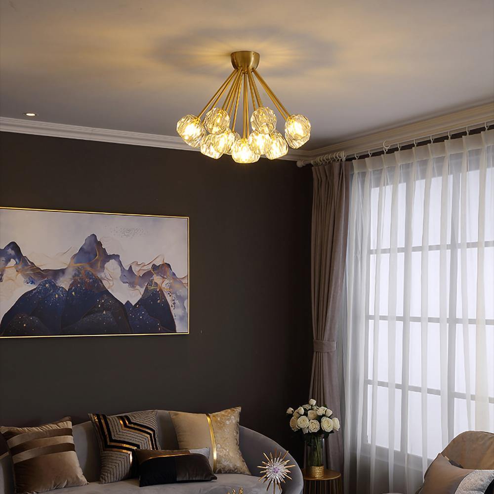 Flushmount Crystal Ball