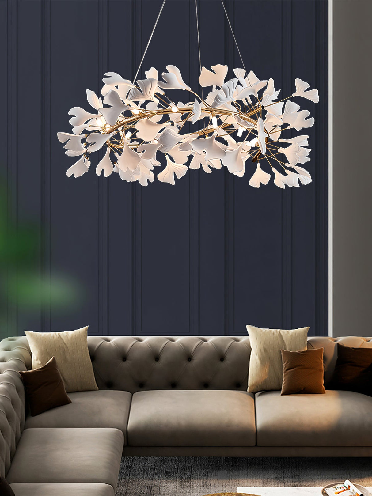 Gingko Chandelier J