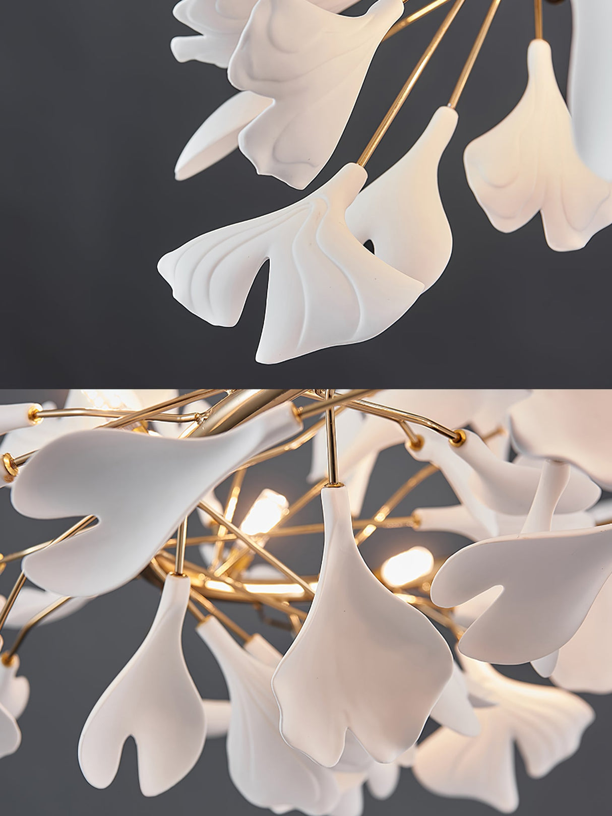 Gingko Chandelier J