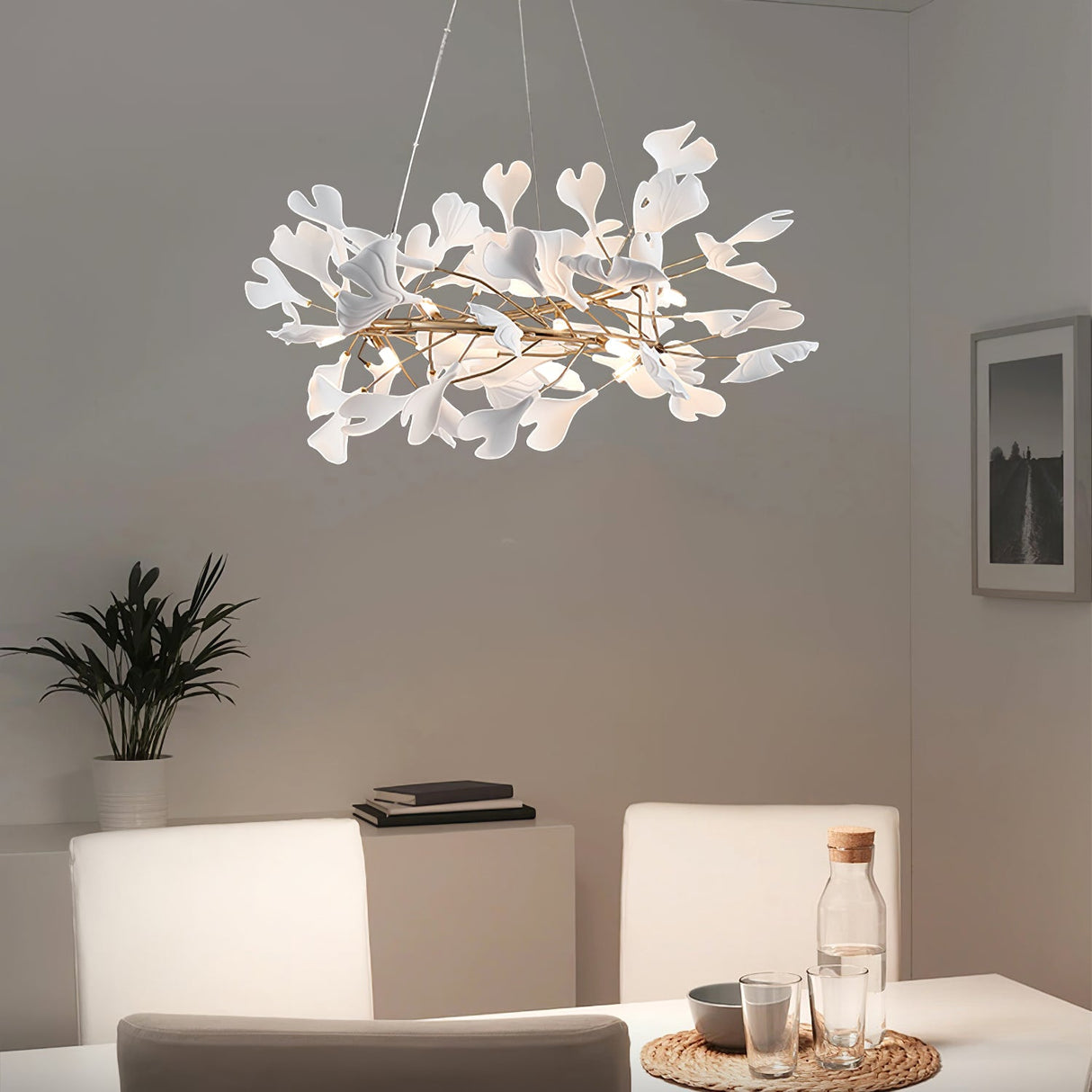 Gingko Chandelier J