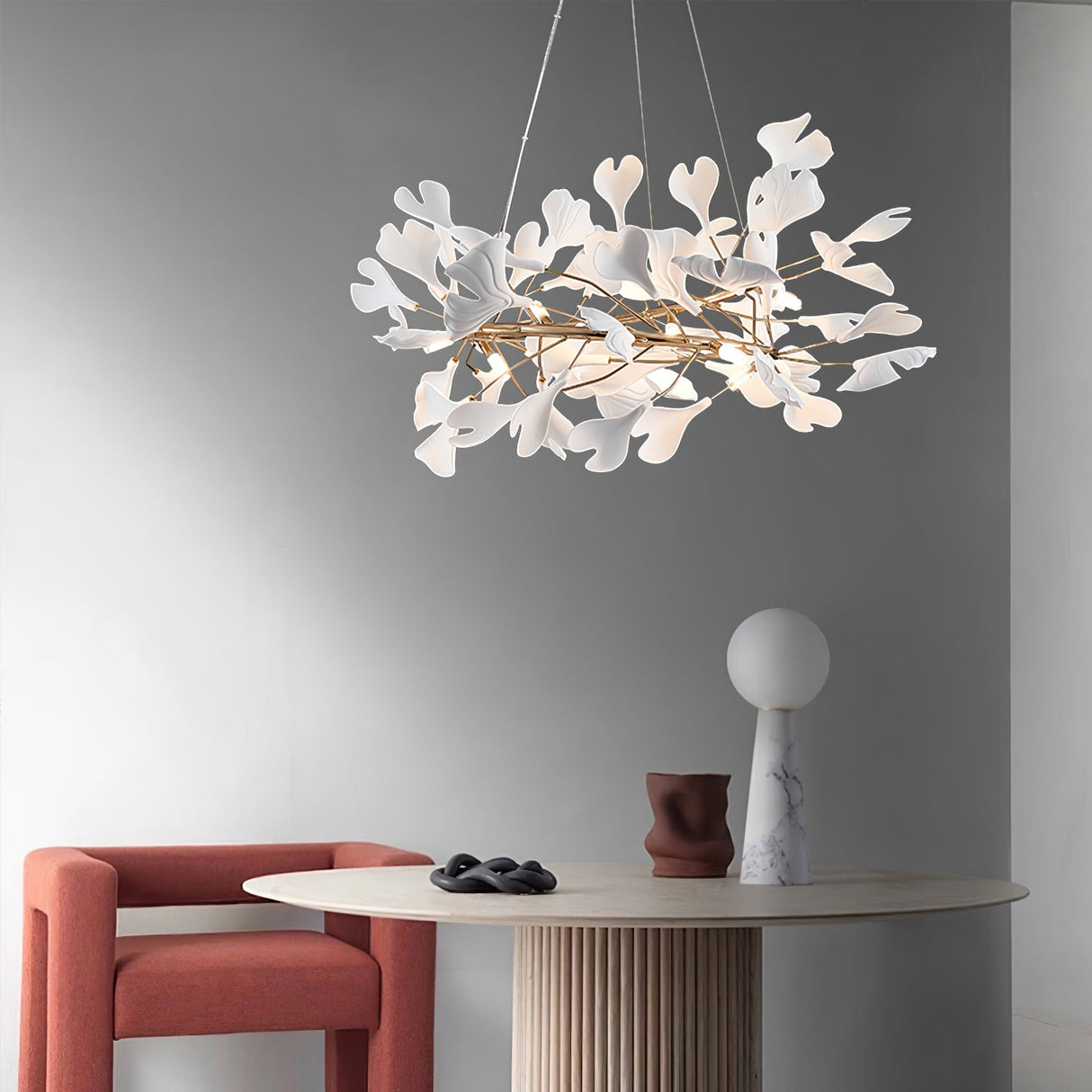Gingko Chandelier J