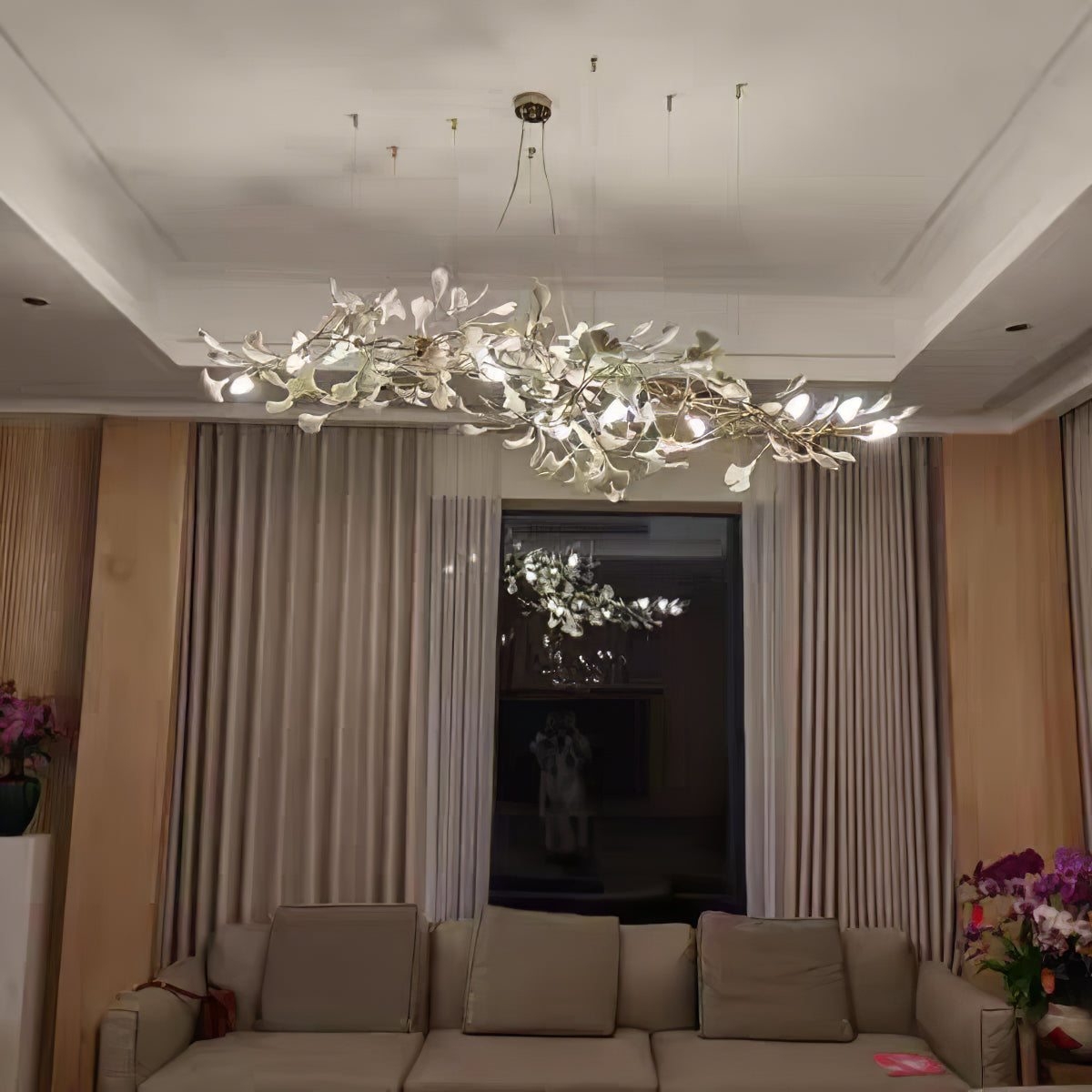 Gingko Chandelier N
