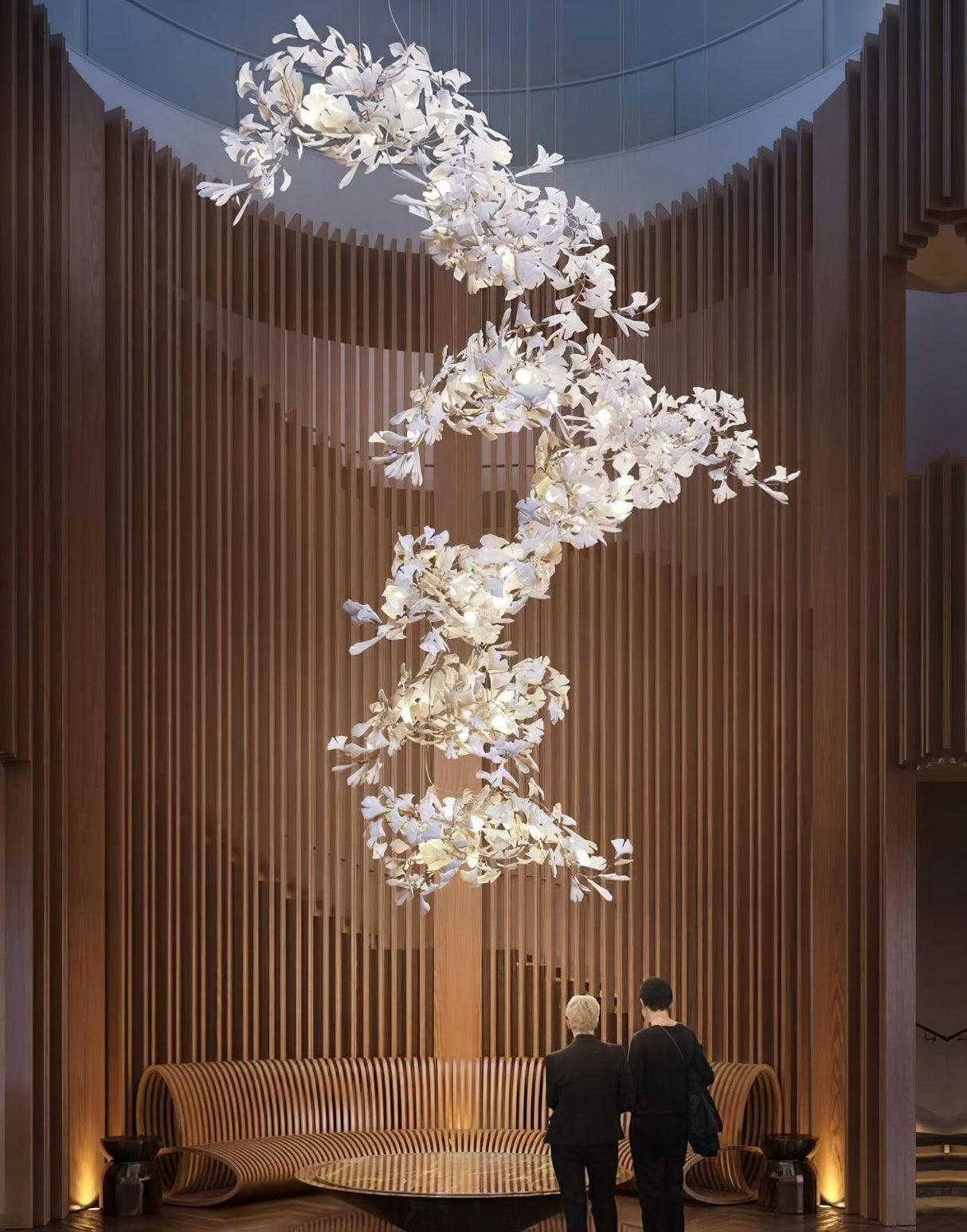 Gingko Chandelier F