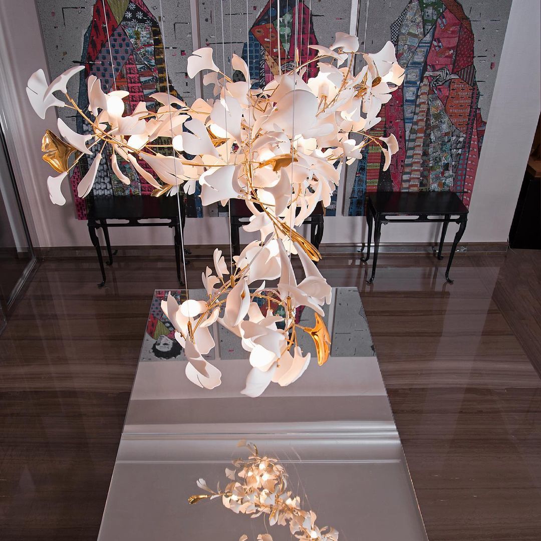 Gingko Chandelier E