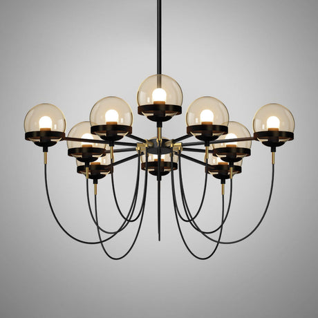 Glass Ball Chandelier