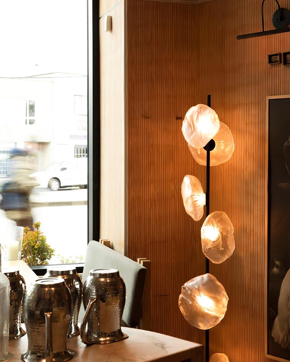 Glass Petals Floor Lamp