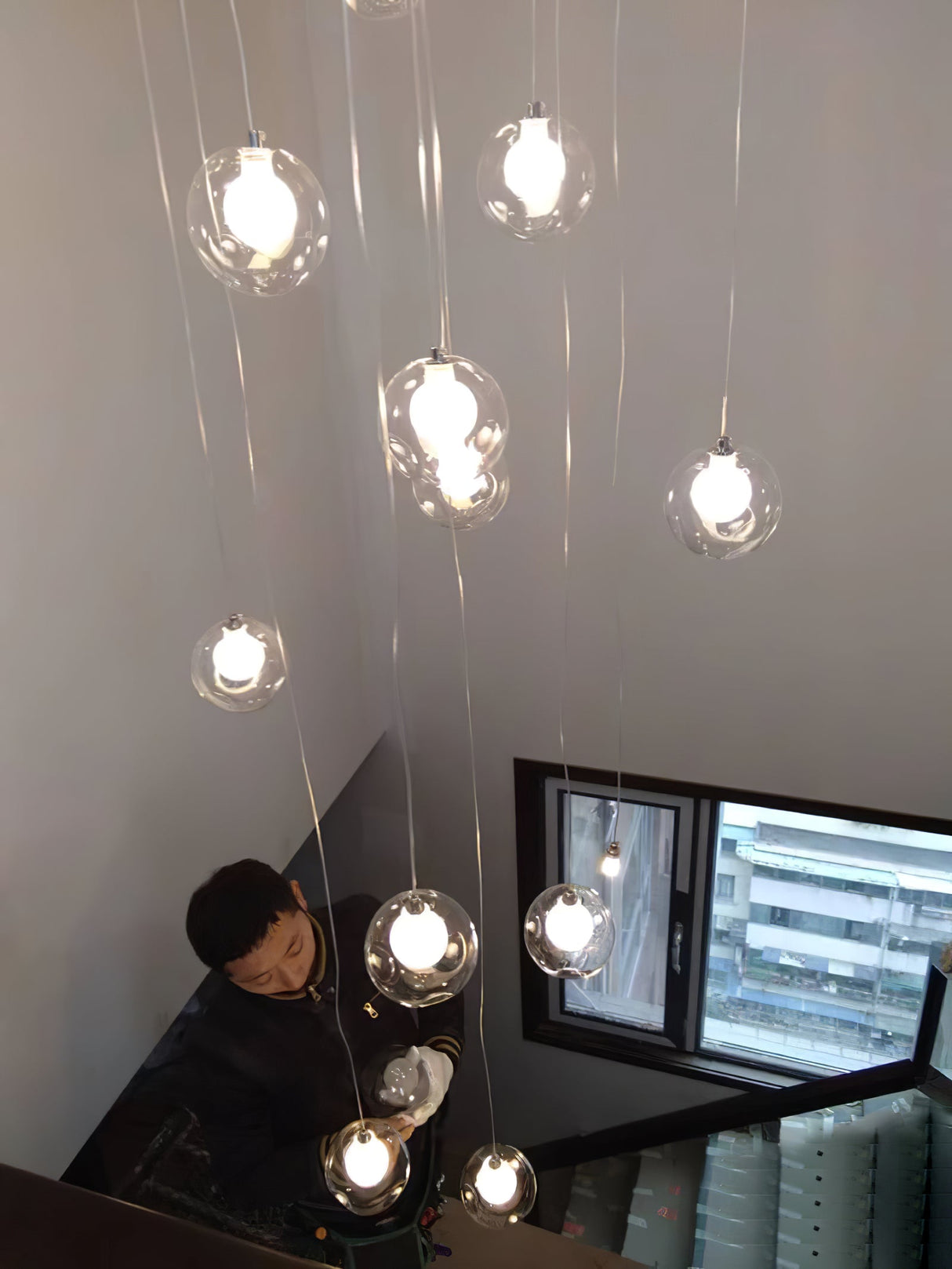 Globe Cluster Chandelier