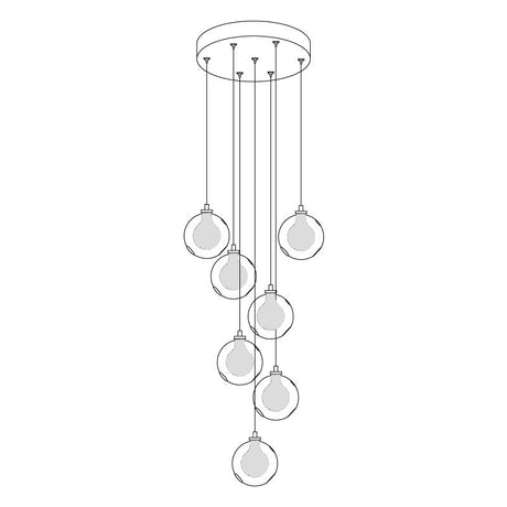 Globe Cluster Chandelier