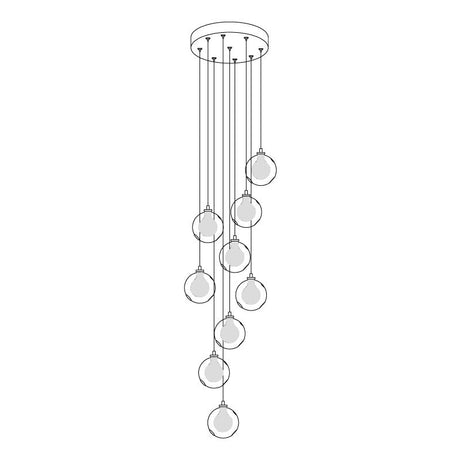 Globe Cluster Chandelier