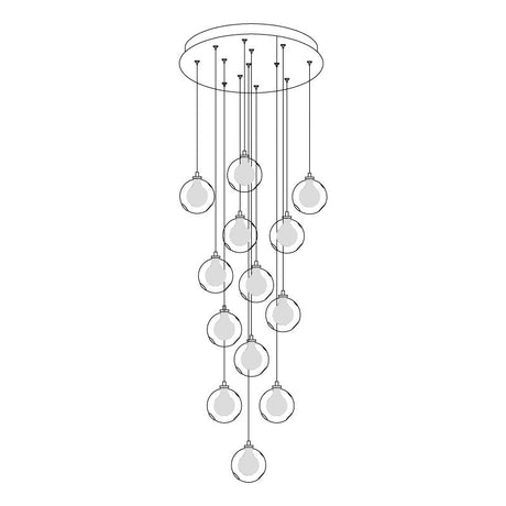 Globe Cluster Chandelier