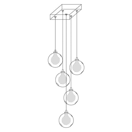 Globe Cluster Chandelier