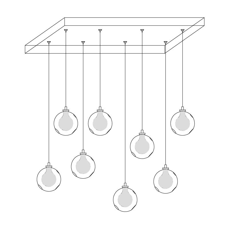 Globe Cluster Chandelier