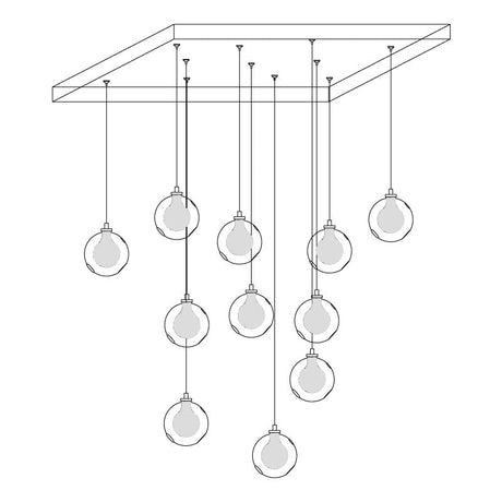 Globe Cluster Chandelier