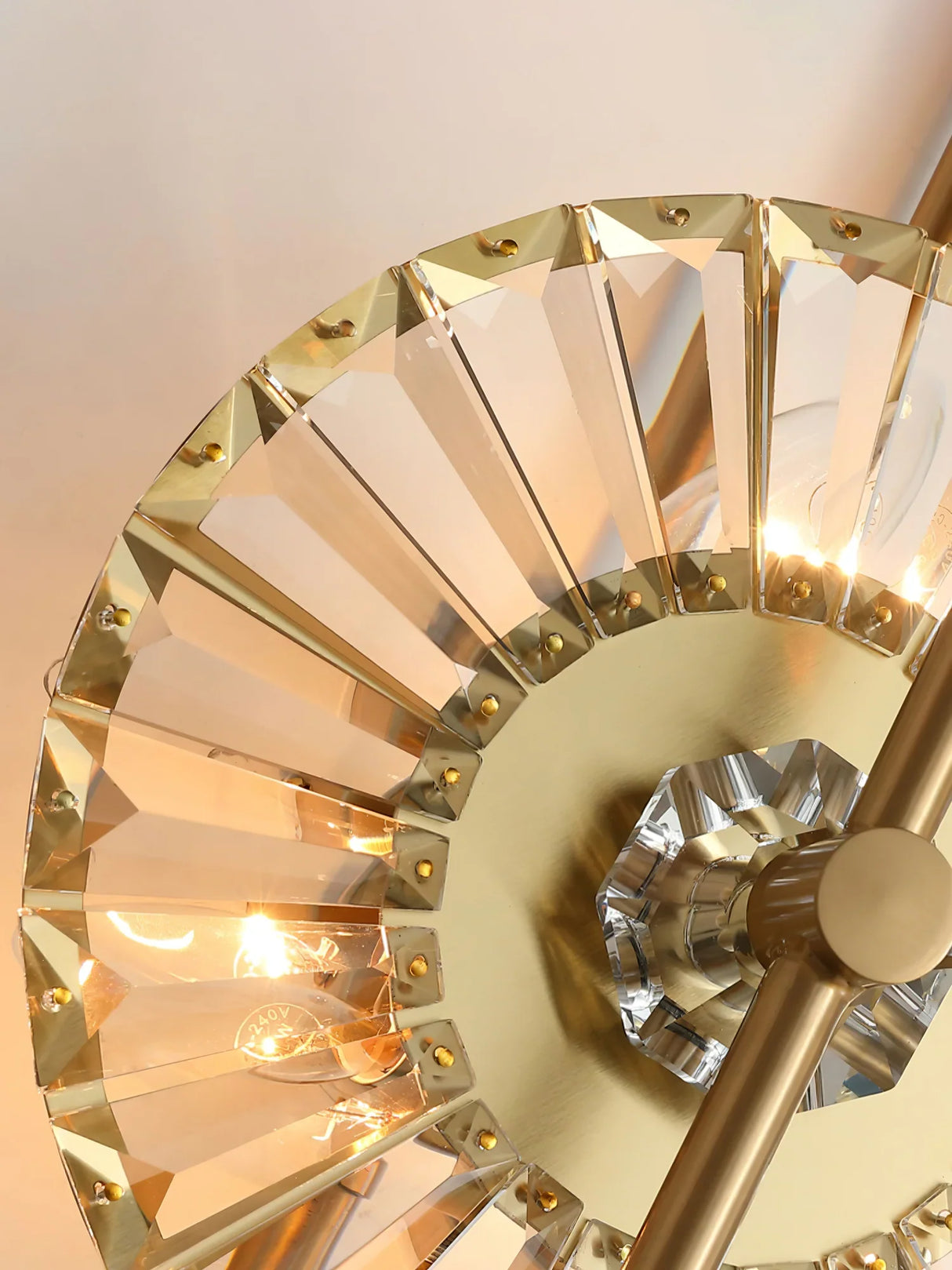 Crystal Gear Wall Lamp