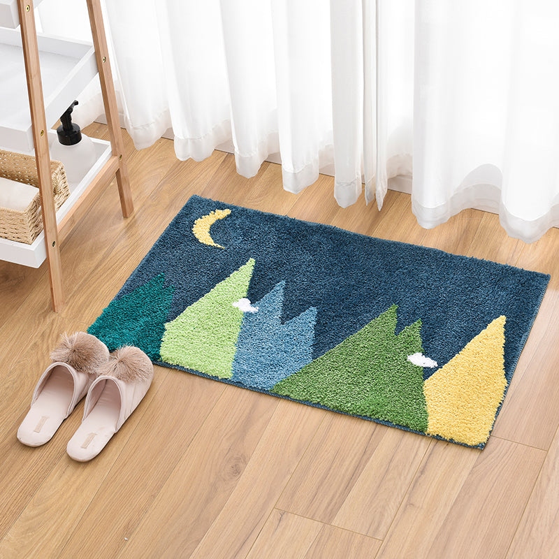 Green Jungle Bath Mat