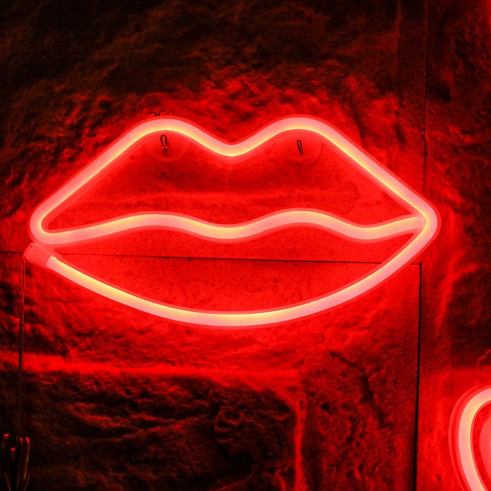 Egirl Neon Sign Lips