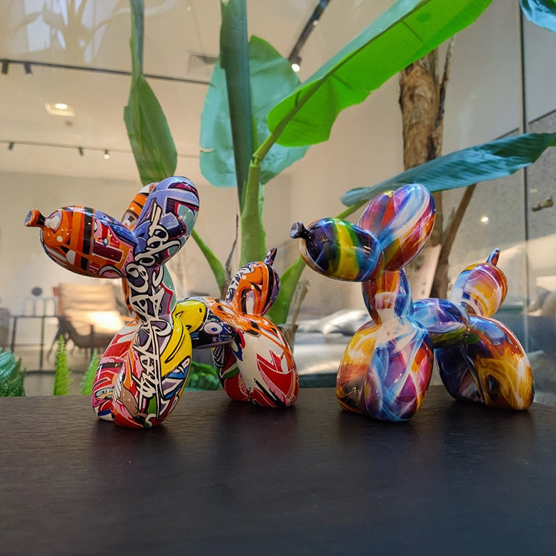 Y2K NPainting Koons Statue