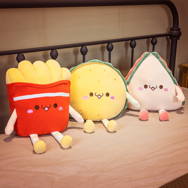 Kawaii Fastfood Plush Toys