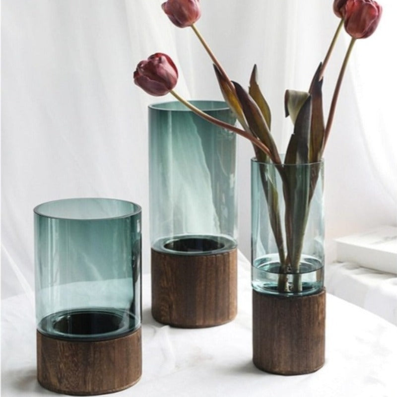 The Mystic Mountain Hurricane Vase Collection