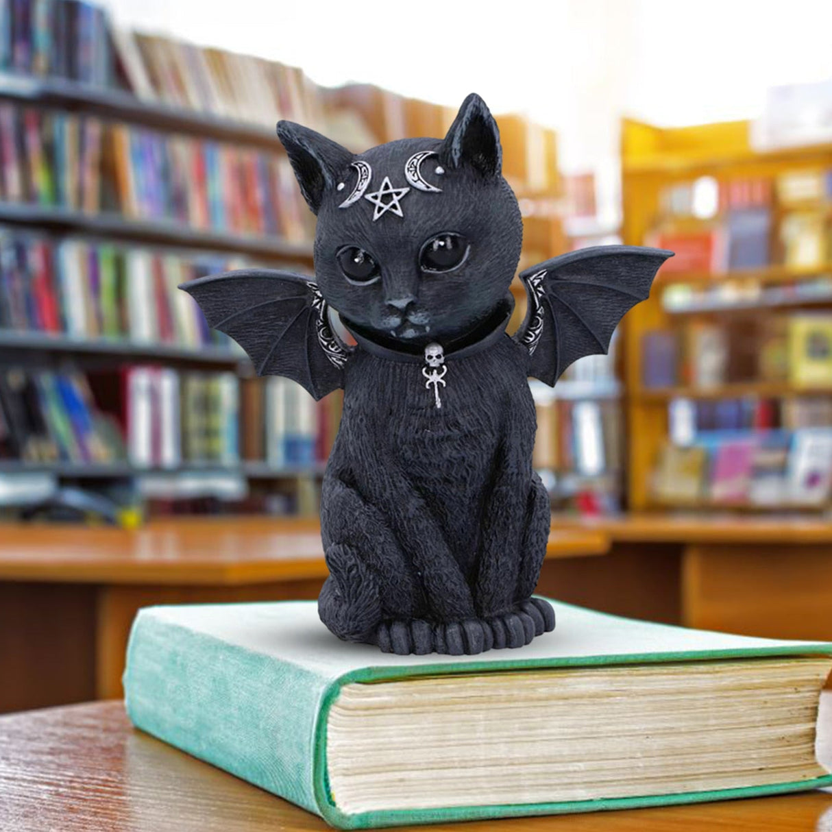 Goth Kitten Statue