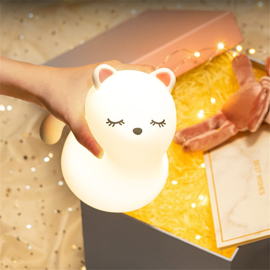 Kawaii Cat Decor Night Lamp