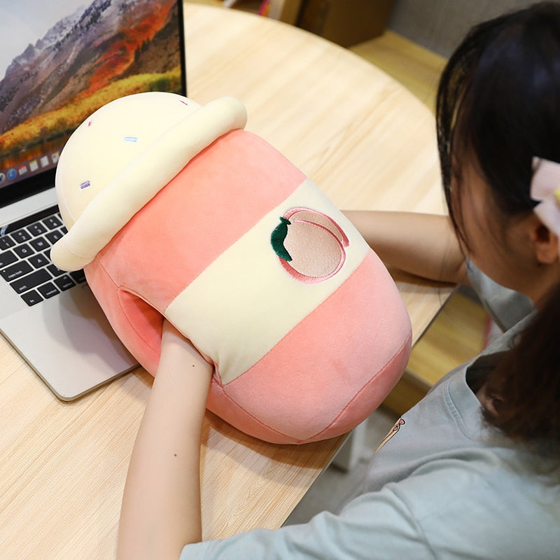 Kawaii Bubble Tea Pillow