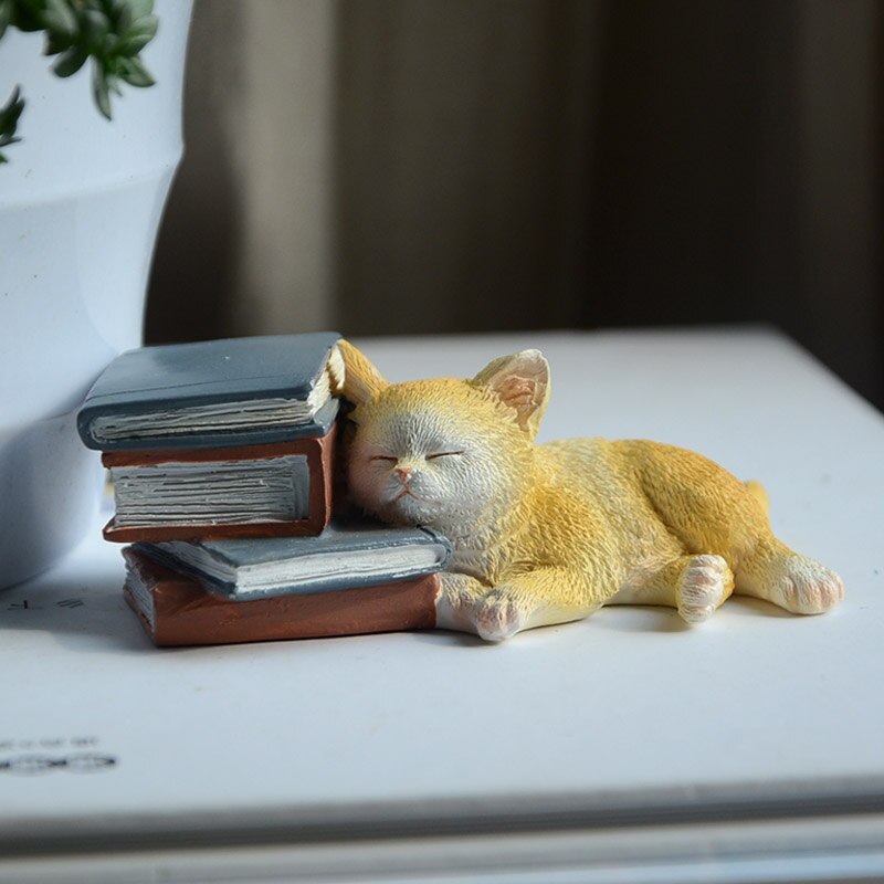 Kawaii Cat Kitten Figurine Decor