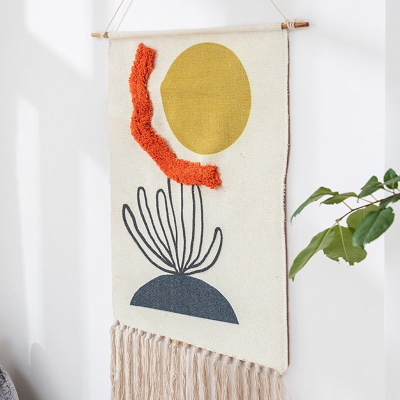 Boho Knitted Tapestry