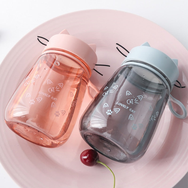 Portable Lovely Cat Water Bottle