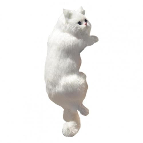 Realistic Fluffy Cat Hanging Figurine