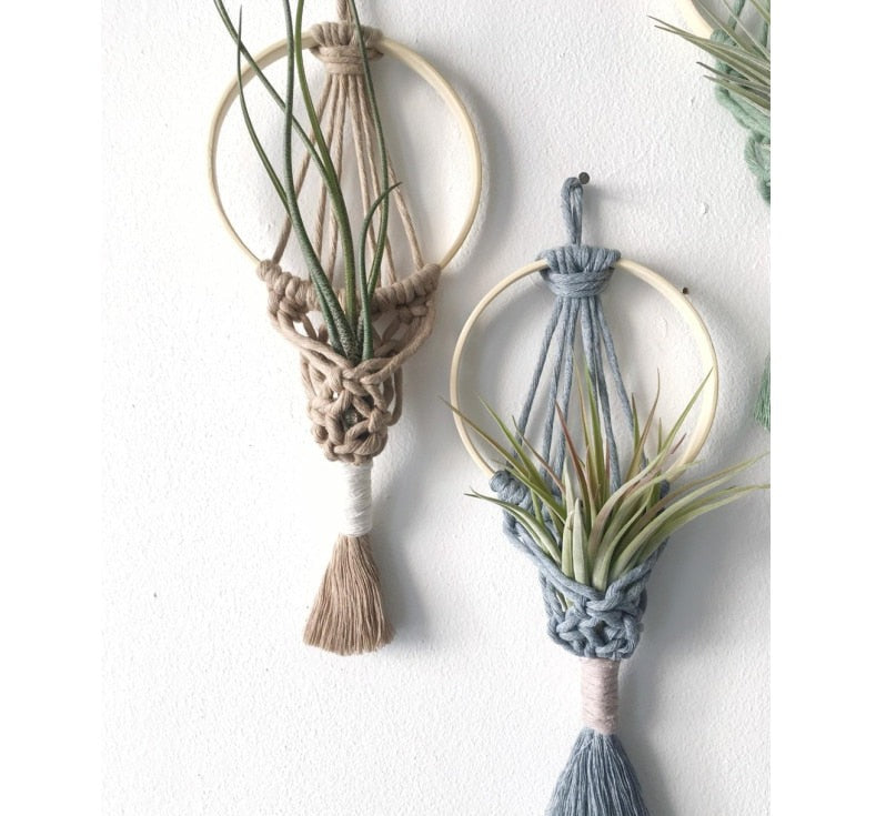 Boho Wall Hanging Plant Holder